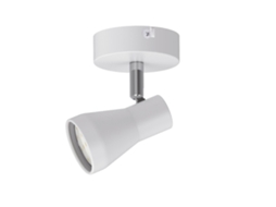 Aplique Leonel 1Xgu10 C.9Xl.8Xalt.11Cm Branco FERRIMEX