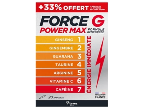 Force gPower Max 20 Ampolas VITAVEA