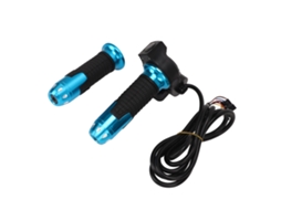 2026 1 Par Manillar Acelerador Bicicleta Eléctrica 4 Luces 3 Velocidades Control de Velocidad para Bicicleta Modificada 48v Grano de Arroz