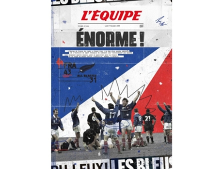 Cartaz de Digigrafia PLAKAT L'Equipe All Blacks