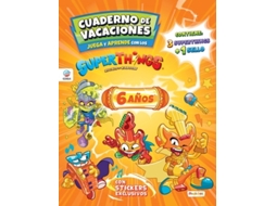 Livro Cuaderno De Vacaciones Juega Y Aprende Superthings Guardians Of Kazoom Para 6 Añ de Ediba Europa Eon Sl