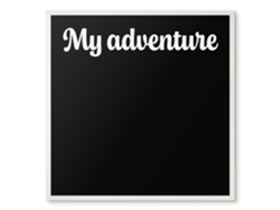 Magnetic Wall Board My Adventure For The Office Espelharte (50x50 Cm)