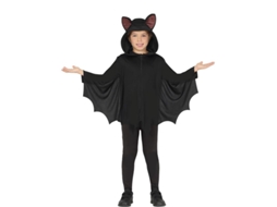 Fantasia de morcego ou poncho para criança