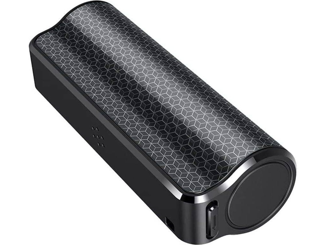 Gravador de Voz Digital Reprodutor de Mp3 Recarregável Mini Gravação Portátil com Redução de Ruído 4 Gbpreto