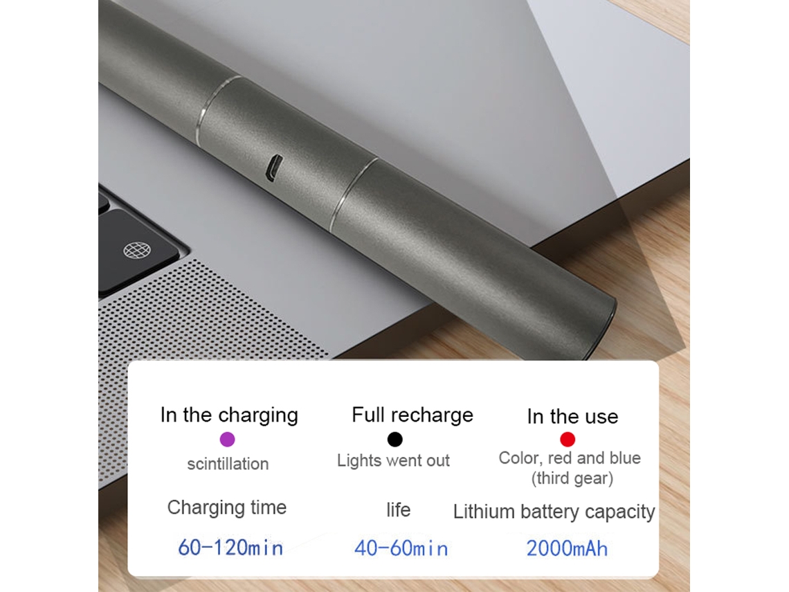 Ferro De Soldar Portátil Laxiscreed Com Luz Led, Ideal Para Casa E Carro, Conexão Usb Prática