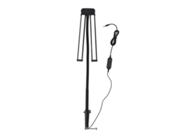 Lâmpada de Mesa LED de duplo cabeçalho 3 cores regulável com clamp e pescoço de ganso flexível 10W USB 5V com S/MARCA