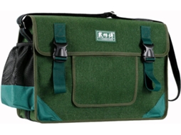 Bolsa de armazenamento de ferramentas de grande capacidade, bolsa grande de lona verde tamanho C, tamanho G