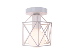 Luminária De Teto Led Branca Moderna Escandinava, Estilo Loft Industrial Retrô.