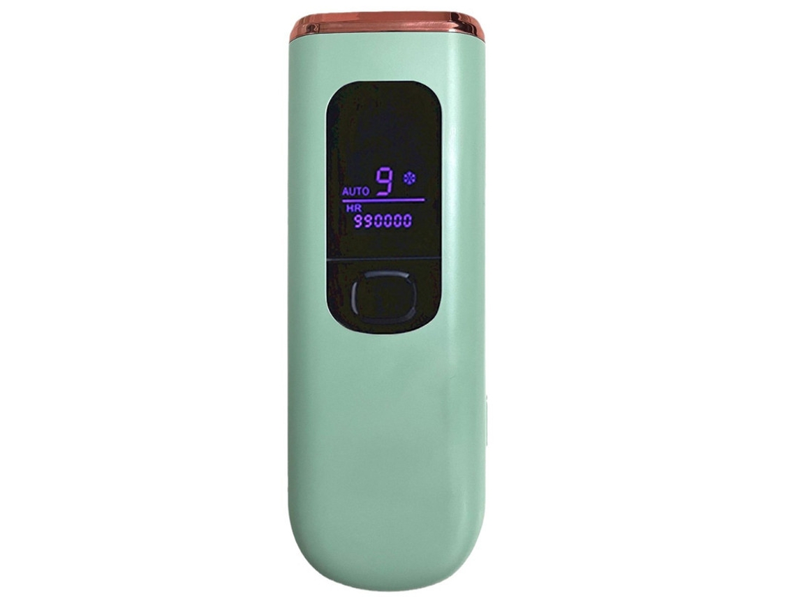 Depiladora Luz Pulsada YIZHOOD Ai007 Handheld Corpo Rosto Lady Shaver Fashional Barbeador Elétrico Senhora Verde