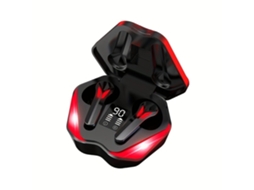 Auriculares Gaming Sem Fios Bluetooth 5.2 Tws Microfone Para Chamadas Estojo De Carregamento Modo De Jogo Lurelia