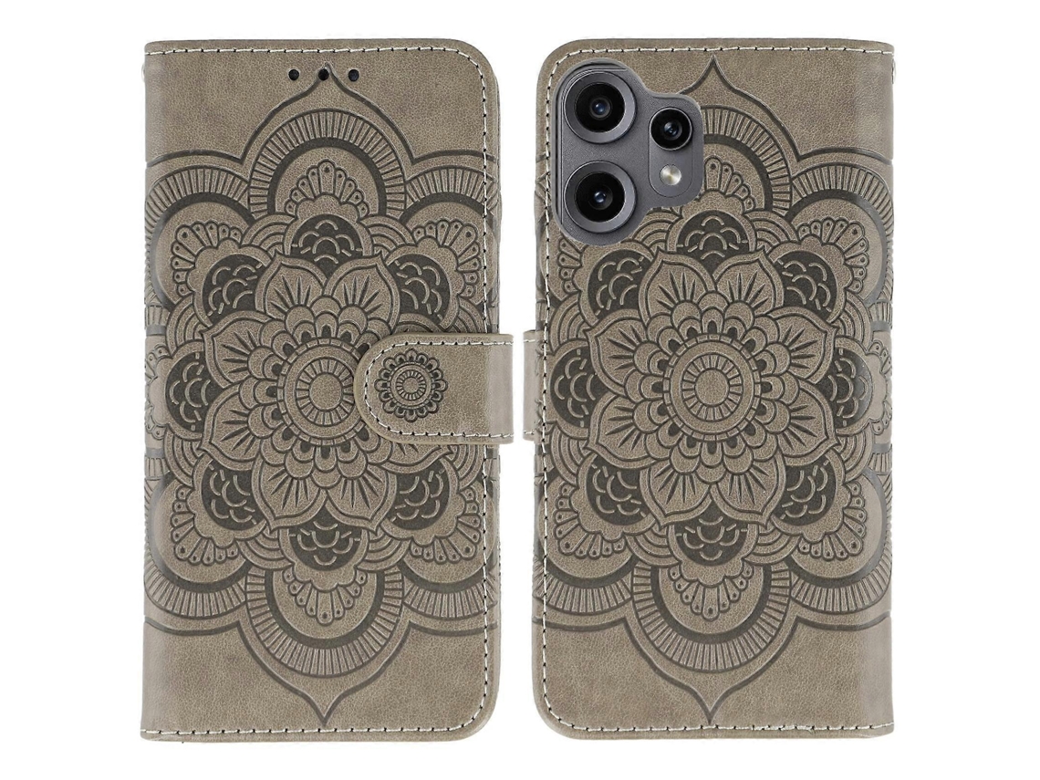 Capa De Couro Para Celular Com Estampa De Mandala Solar Em Relevo, Modelo Cmf Phone 2 Pro, Da Nothing.