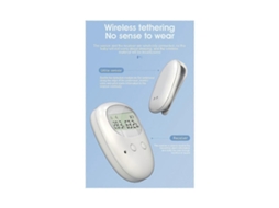 Alarme De Enurese Sem Fio 10-20m Range Vibração Lembrando Alarme De Xixi Com Receptor Para Crianças Treinamento De Penico Cuidados Com Idosos