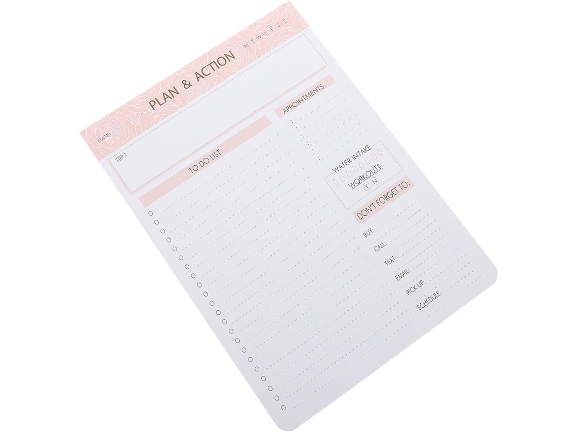Bloc-notes Agenda, Carnet, Papier, Bloc-notes Pratique, Pages Détachables, Écriture Fluide, Pour Adolescentes