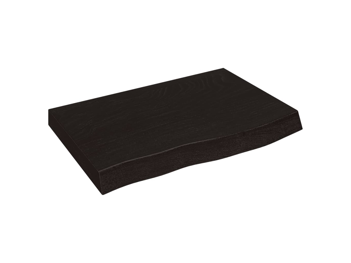 Bathroom Countertop, Bathroom Countertops Vidaxl Cinzeto Madeira De Carvalho (60 X 50 X 4 Cm)