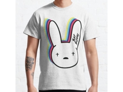 Rockinstone Bad Bunny - Bad Bunny Logo Classic T-shirt(xxl)