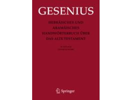Livro hebraisches und aramaisches handworterbuch uber das alte testament de wilhelm gesenius (alemão)