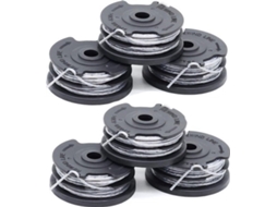 Kit com 6 Carretéis de Fio para Aparador de Grama AQUAFORGE, compatível com Bosch F016800351 (comprimento Art24 Art30 36