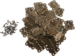 Conjunto De 40 Dobradiças Pequenas Ferro Para Armário, Antigas