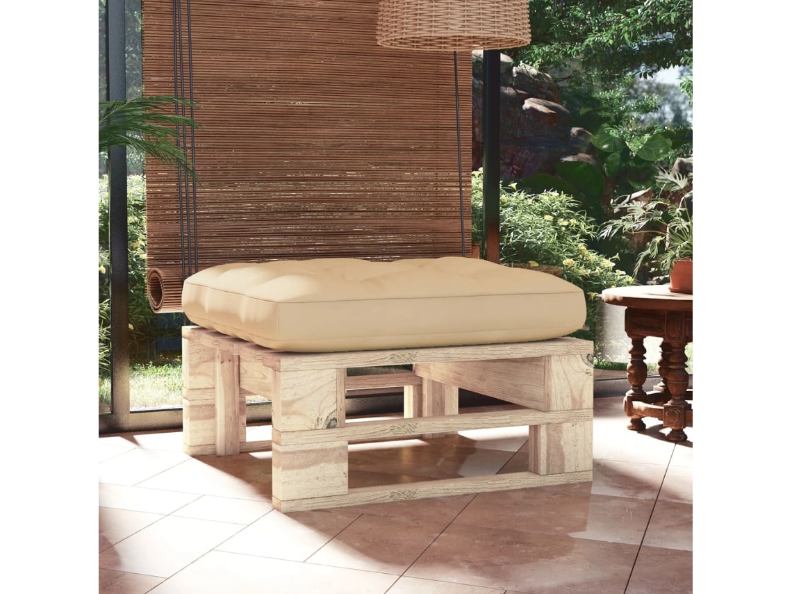Vidaxl Otomana De Paletes Para Jardim Pinho Impregnado