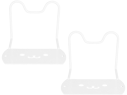 Suportes para Colchões de Cama, 2 Peças, Brancos, com Pés Plástico Antiderrapantes Almofadas Sofá e CHABERLU