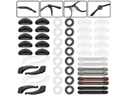 26 Pares de Óculos Silicone Antiderrapantes, Ganchos Orelha, Adesivos para Óculos, Almofadas Nasais GOKOCO