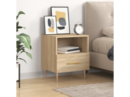 Vidaxl Mesa Cabeceira 40x35x47,5 Cm Derivados Madeira Carvalho Sonoma