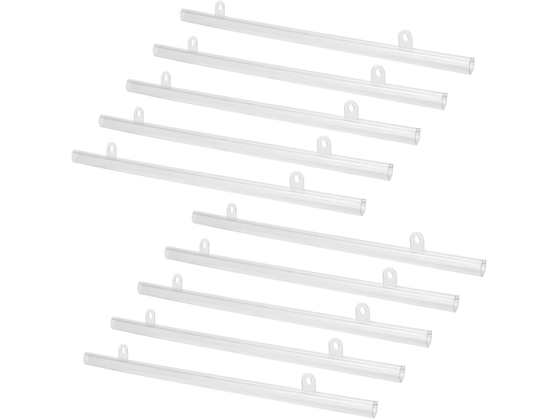 Fita Adesiva De Pvc Galpada Para Pendurar Pôsteres, Com 10 Unidades, Ganchos E Correntes, Ideal Para Displays De