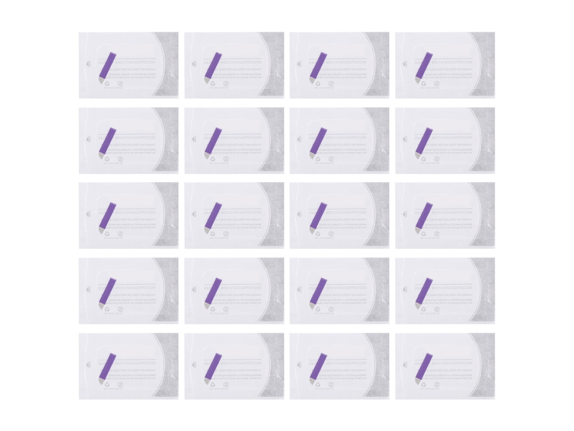 20pcs Lâmina De Agulha De Microblading De Sobrancelha Aço Inoxidável 304 18 Pin Manual Para Tatuagem