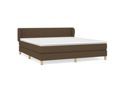 Box Spring Bed, Box Spring Beds Vidaxl Marrom Tecido (160 X 200 Cm)