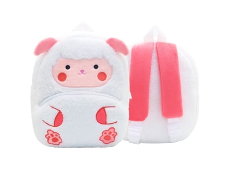 Mochila de animais de desenho animado mochila de criança mochila de pelúcia do jardim-de-infância Cordeiro animal