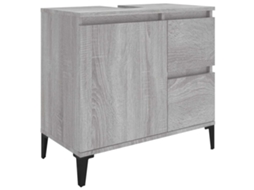 Armário de banheiro derivado de Madeira Sonoma Cinzento MAISON EXCLUSIVE (65x33x60 cm)
