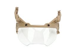 2026óculos De Capacete Ajustável Com Visor E Lente Transparente Para Caça E Ciclismo Mich Pc
