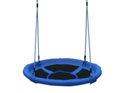 Conjunto de balanço infantil com 2 assentos, estrutura metálica, carga máxima 90 kg, multicolorido ZENCORE SERVICES