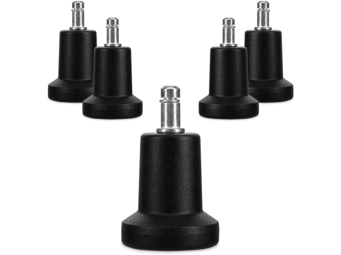 Rodízios Para Cadeira De Escritório Pacote Com 5 Ponteiras De Reposição 10/22 Mm Ponteiras Fixas E Silenciosas Para Pisos Rígi Aquaforge