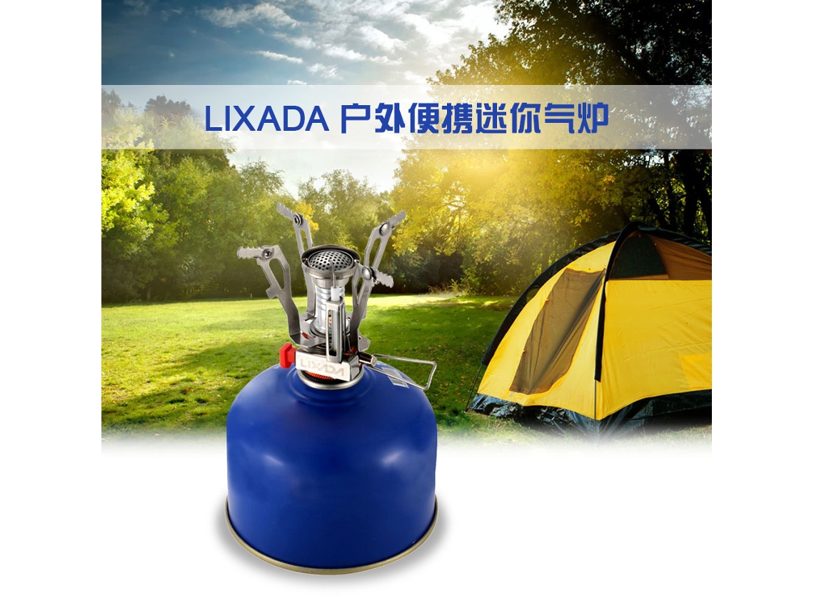 Estufa de Camping Plegable Lixada 3000w