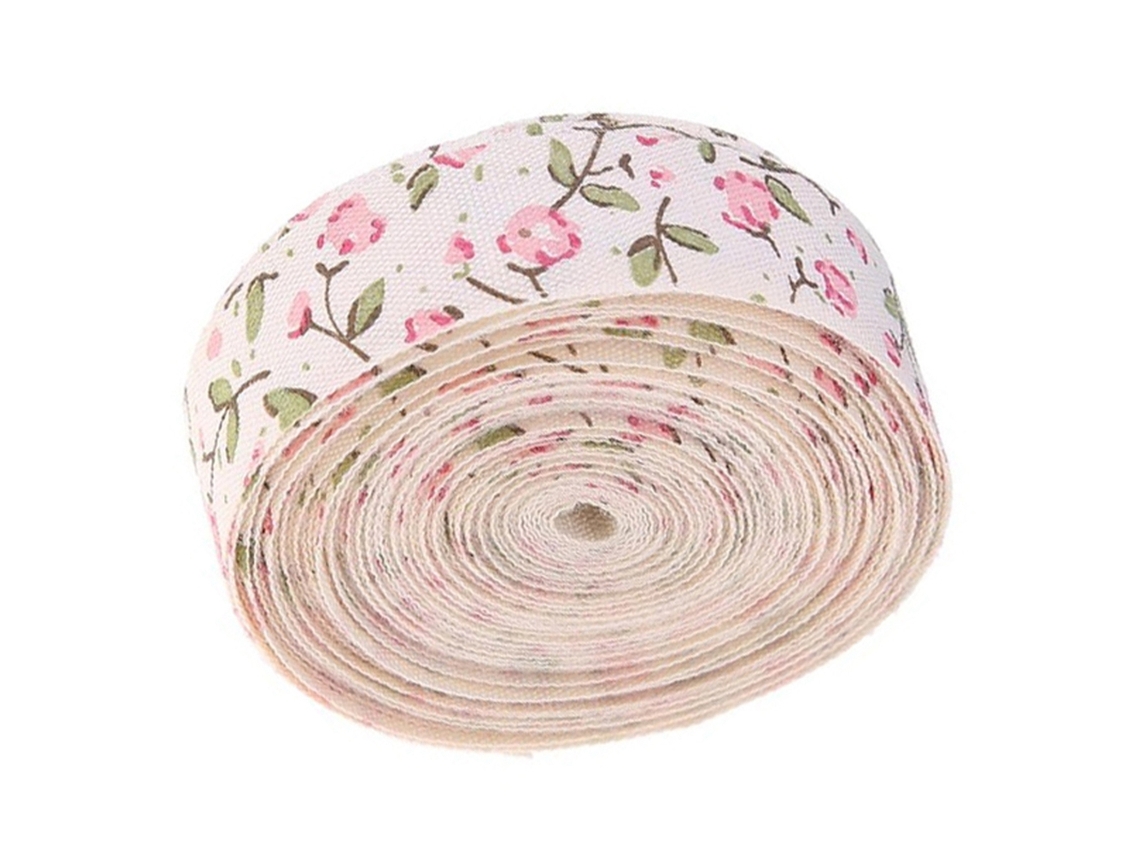 Fita Floral Pequena para Diy, Laço Rosa LAXISCREED