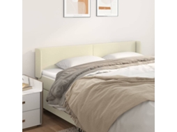 Headboard, Headboards Vidaxl Creme Couro Artificial (203 X 16 X 78/88 Cm)