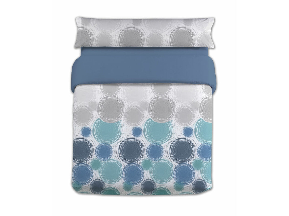 Conjunto de capa de edredom HOSTELINE SOTER (Azul)