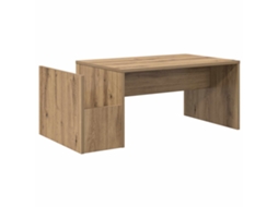 Mesa de centro Carvalho Artesanal 90 x 45 x 35 cm - Exclusiva da Maison