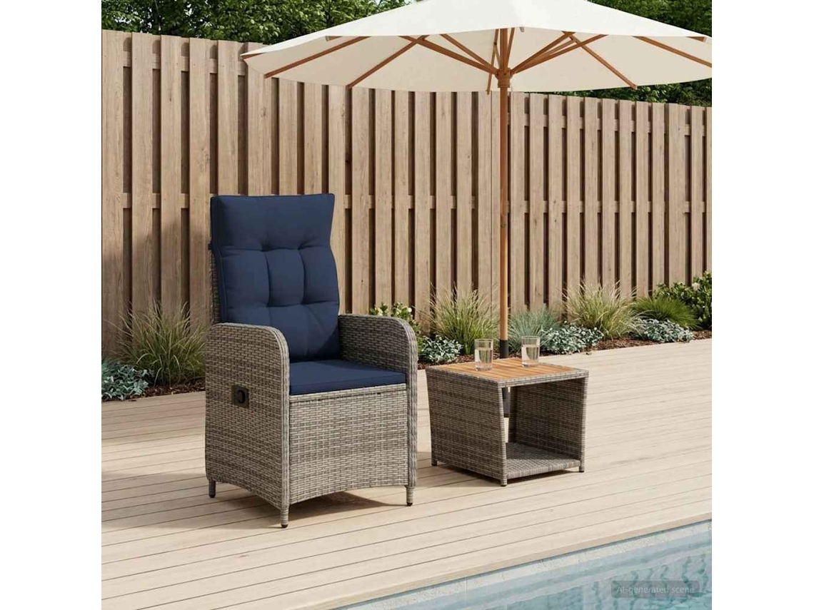 Vidaxl Conjunto De Lounge De Jardim 2 Unid.