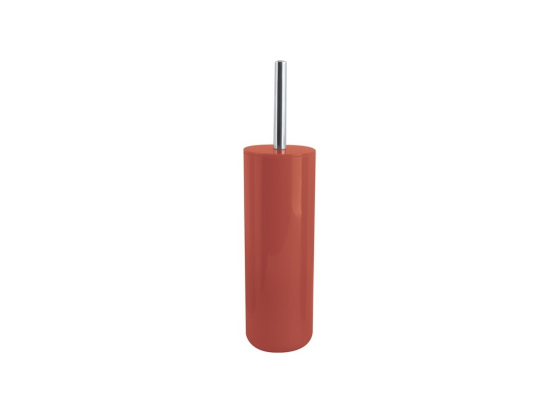 Escova De Vaso Sanitário 37,4x9,1cm Wellhome In-aqua Poliestireno Laranja