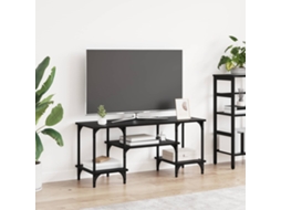 Vidaxl Gabinete Para Tv Carvalho Preto 102 X 35 X 45,5 Cm