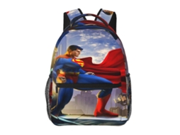 Mochila Superman H180 Para Escola E Trabalho, Leve E À Prova Dágua, Mochila Estilosa Para Estudantes E Adultos J180 Olysi Shop