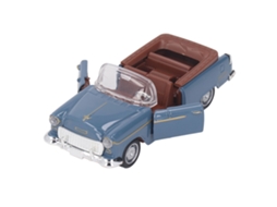 Ats coche Deportivo Convertible Modelo 1/32 de Aleación de Metal Con Pilas, Juguete Simulador Realista Azul