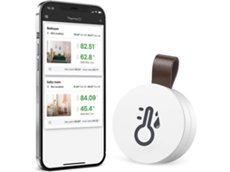 Higrômetro Termômetro Bluetooth Interno Linjou Para Casa E Escritório