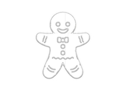 Cortador De Biscoitos, Formatos Boneco De Gengibre, Fondant, Bolos E Confeitaria, Com Bordas Definidas E Limpeza Simples