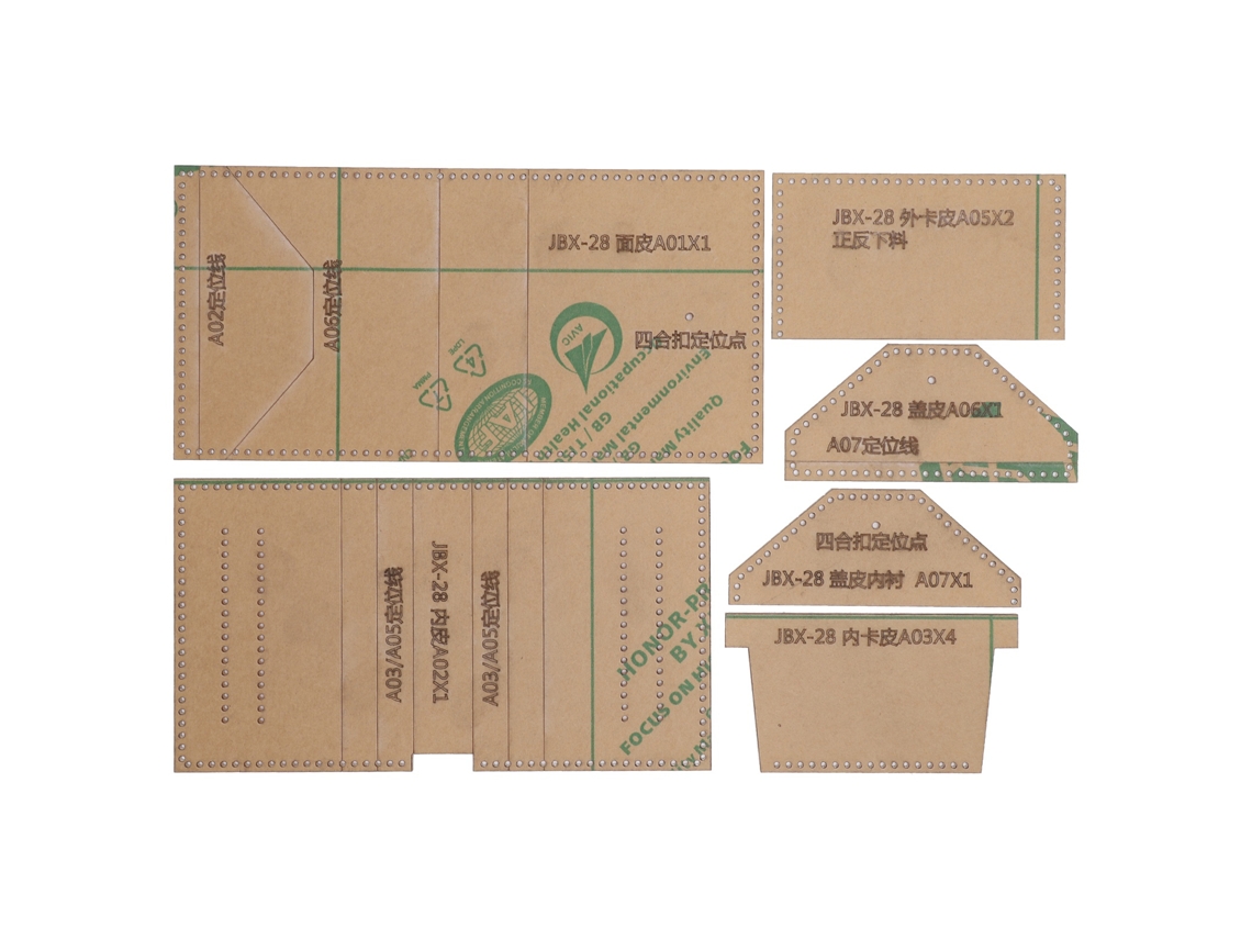 Molde de Estêncil em Acrílico Transparente para Carteira de Cartões, Artesanato e Ferramentas Feitas À Mão. AQUAFORGE