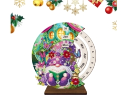 Calendário De Mesa Perpétuo, Strass Feito À Mão, Kit De À, Decoração Para Casa, Suporte De Quarto,