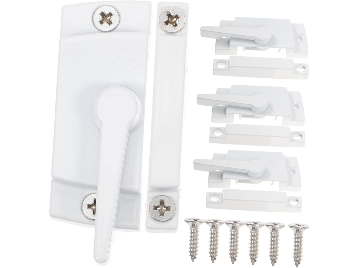 Base Metálica Oval Esquerda Para Janela De Batente Security Sash