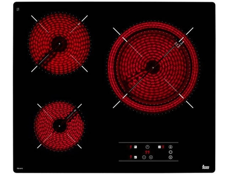 Placa de Vitrocerâmica TEKA TB6315 (Elétrica - 60.5 cm - Preto)
